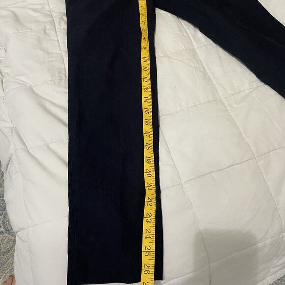 B By Brooks Brothers Pants Boy Size 12 Corduroy Classic Fit Navy Blue Preppy - Picture 4 of 7